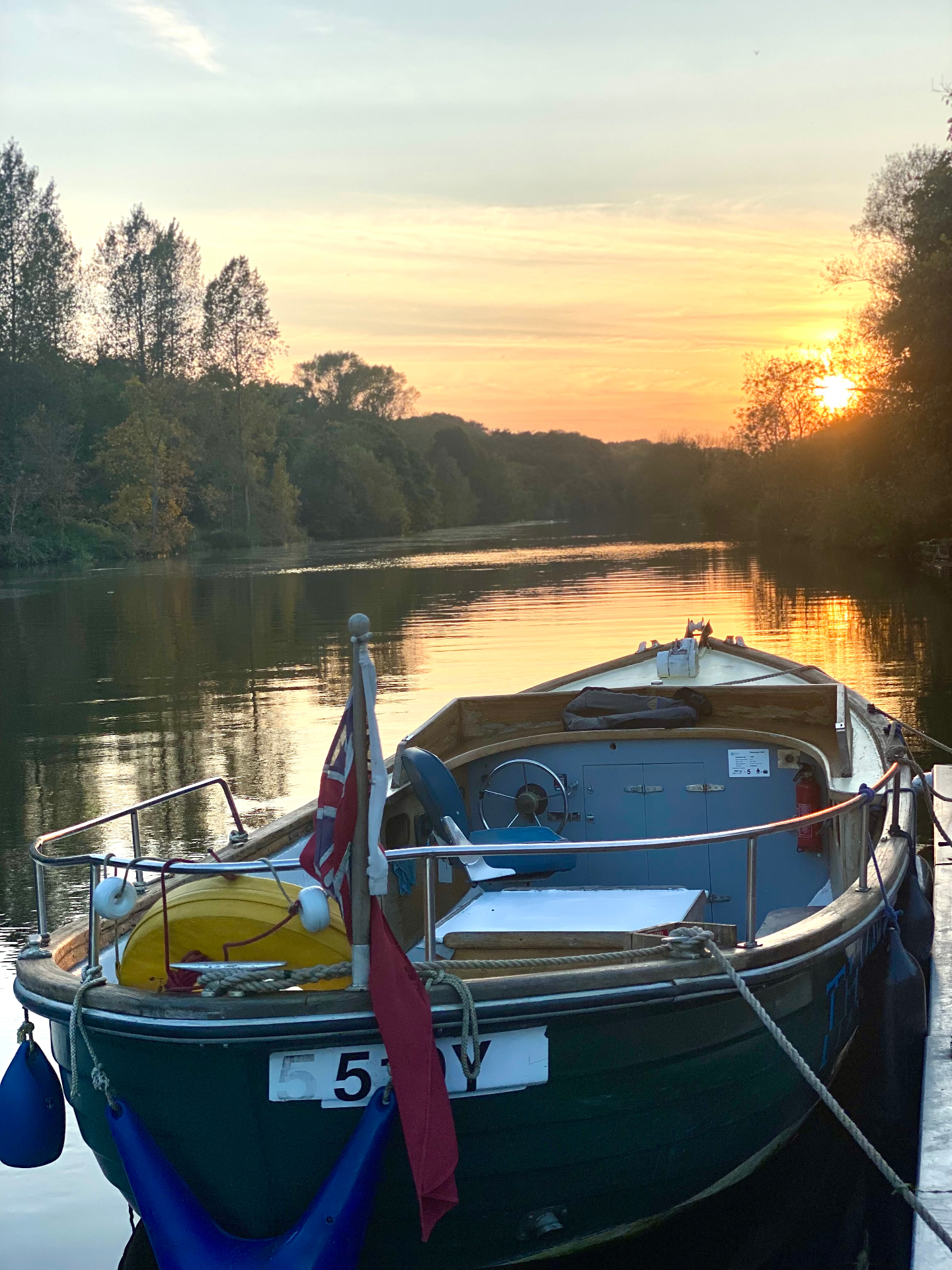 Thorpe Ferry crossing the River Yare