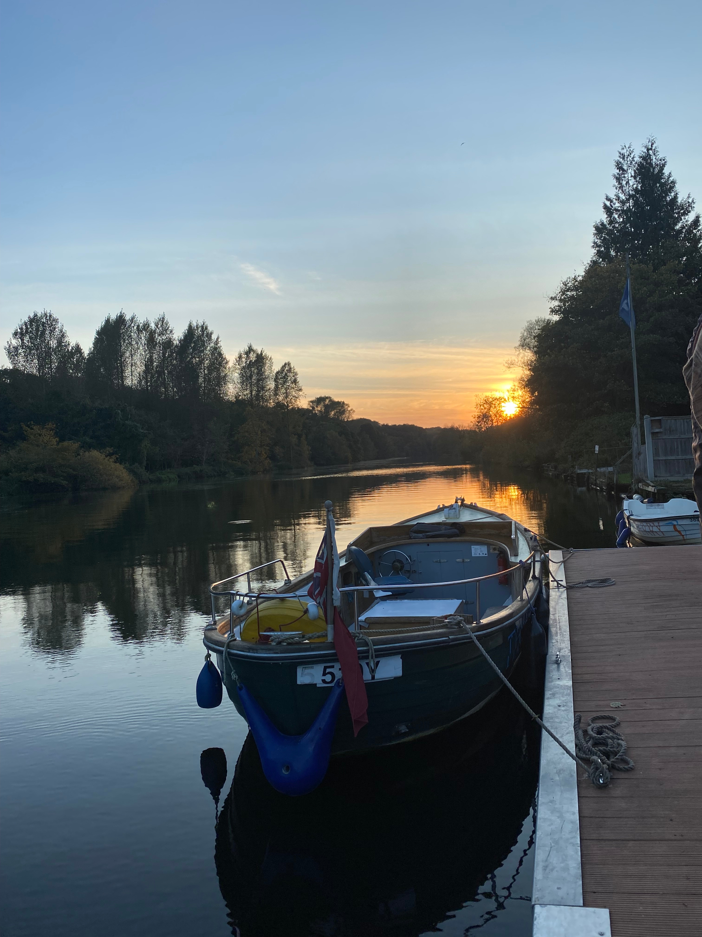 Tied up at the Thorpe staithe